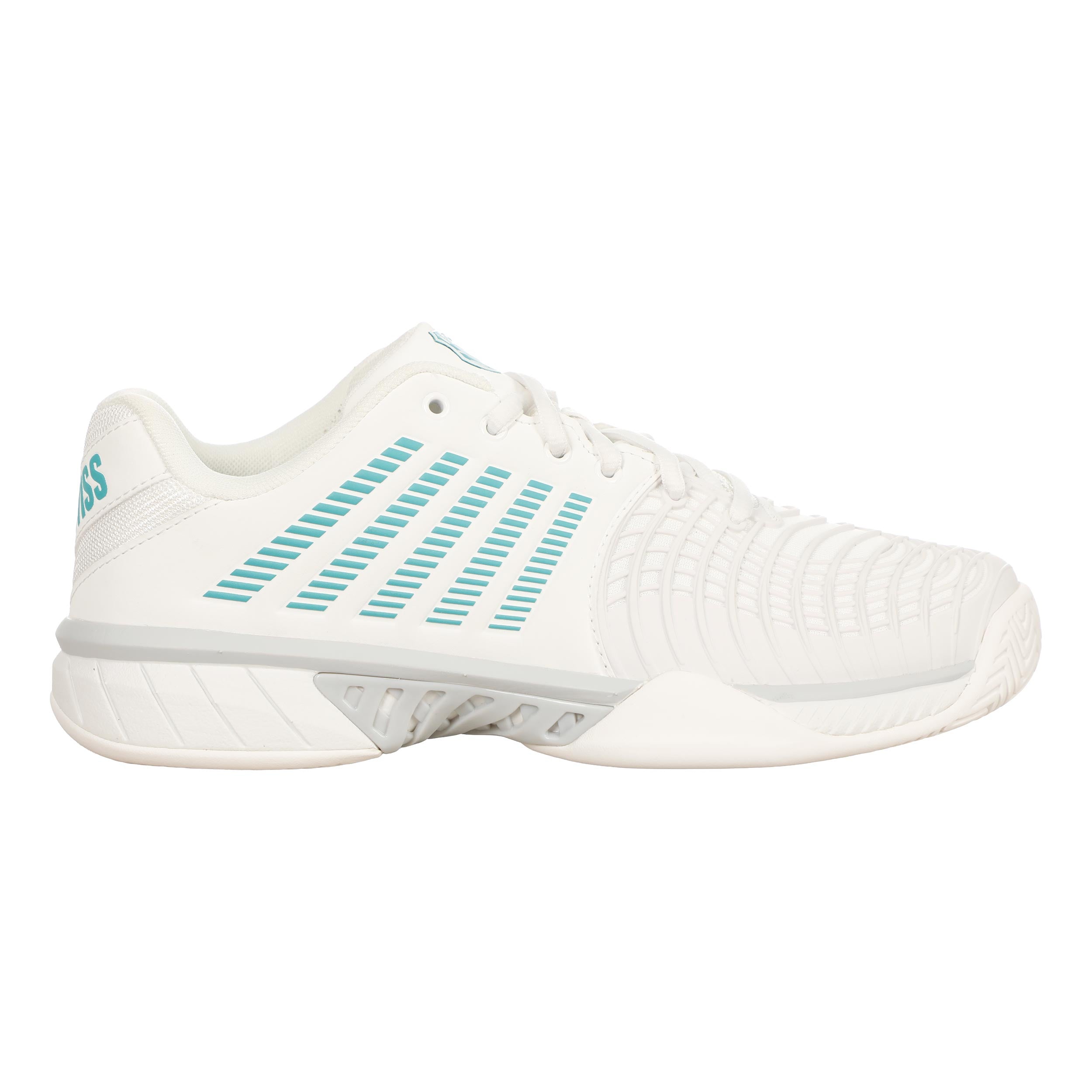 K-Swiss Express Light 3 All court shoe Women - white, turquoise