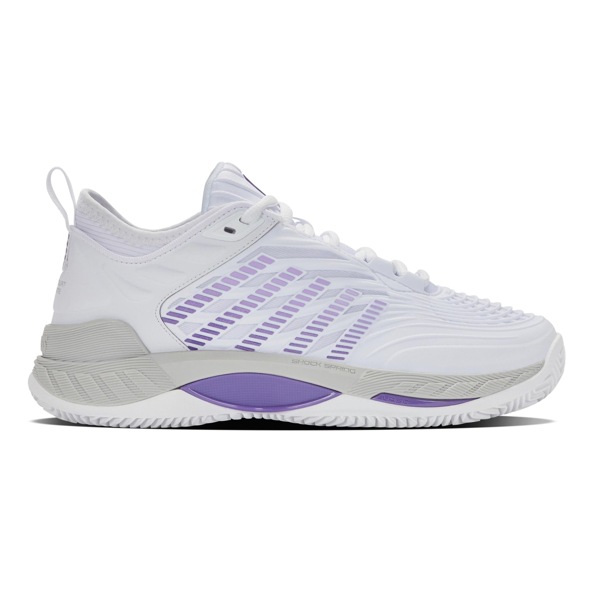 K-Swiss Hypercourt Supreme 2 Sandplatzschuh Damen - weiß, lavendel