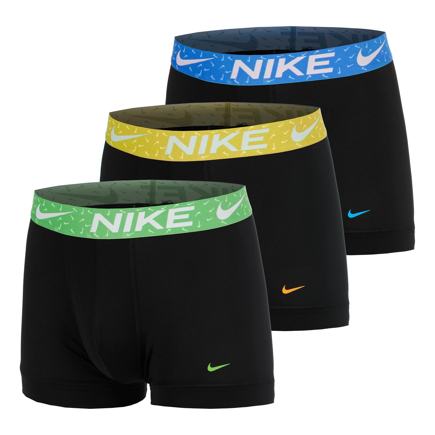 Nike Dri-Fit Essential Micro Trunk Boxer Short - 3er Pack Herren-schwarz, grün