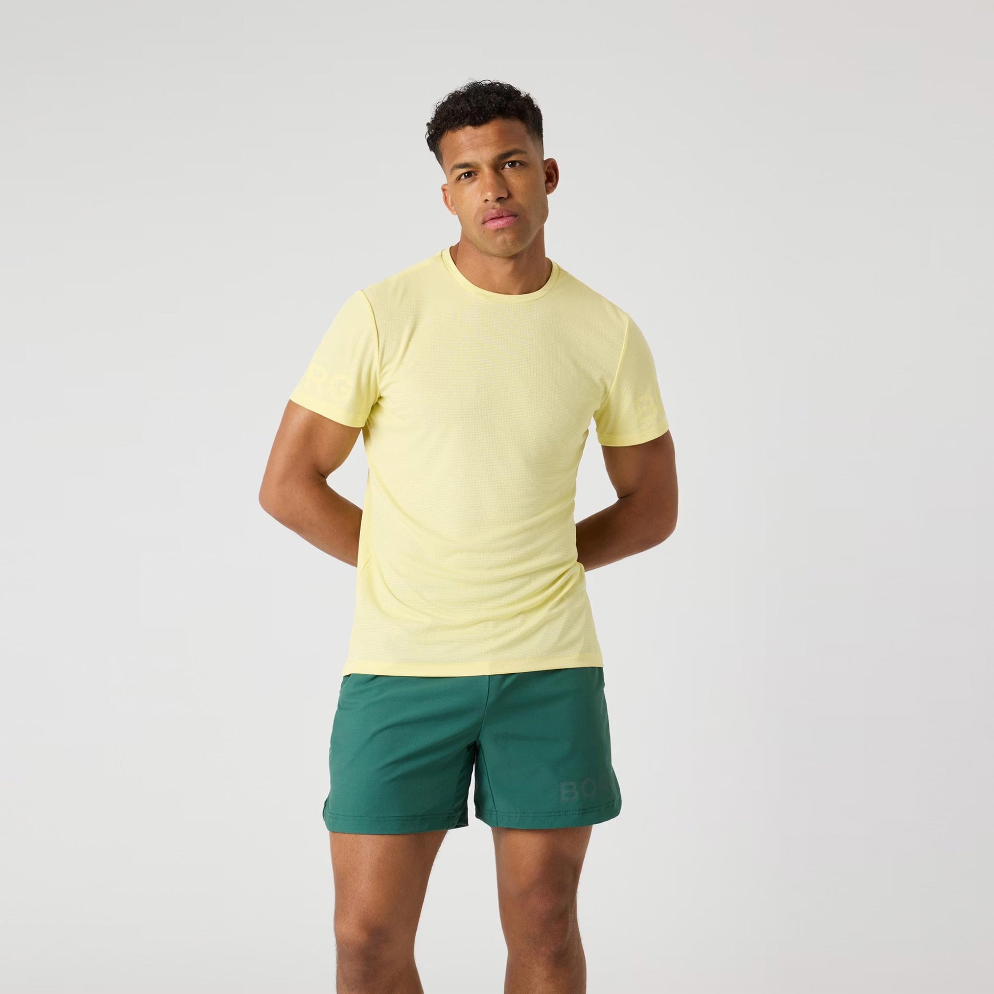 Björn Borg Light T-Shirt Men - yellow