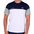 Prave T-Shirt Herren - dunkelblau, weiß