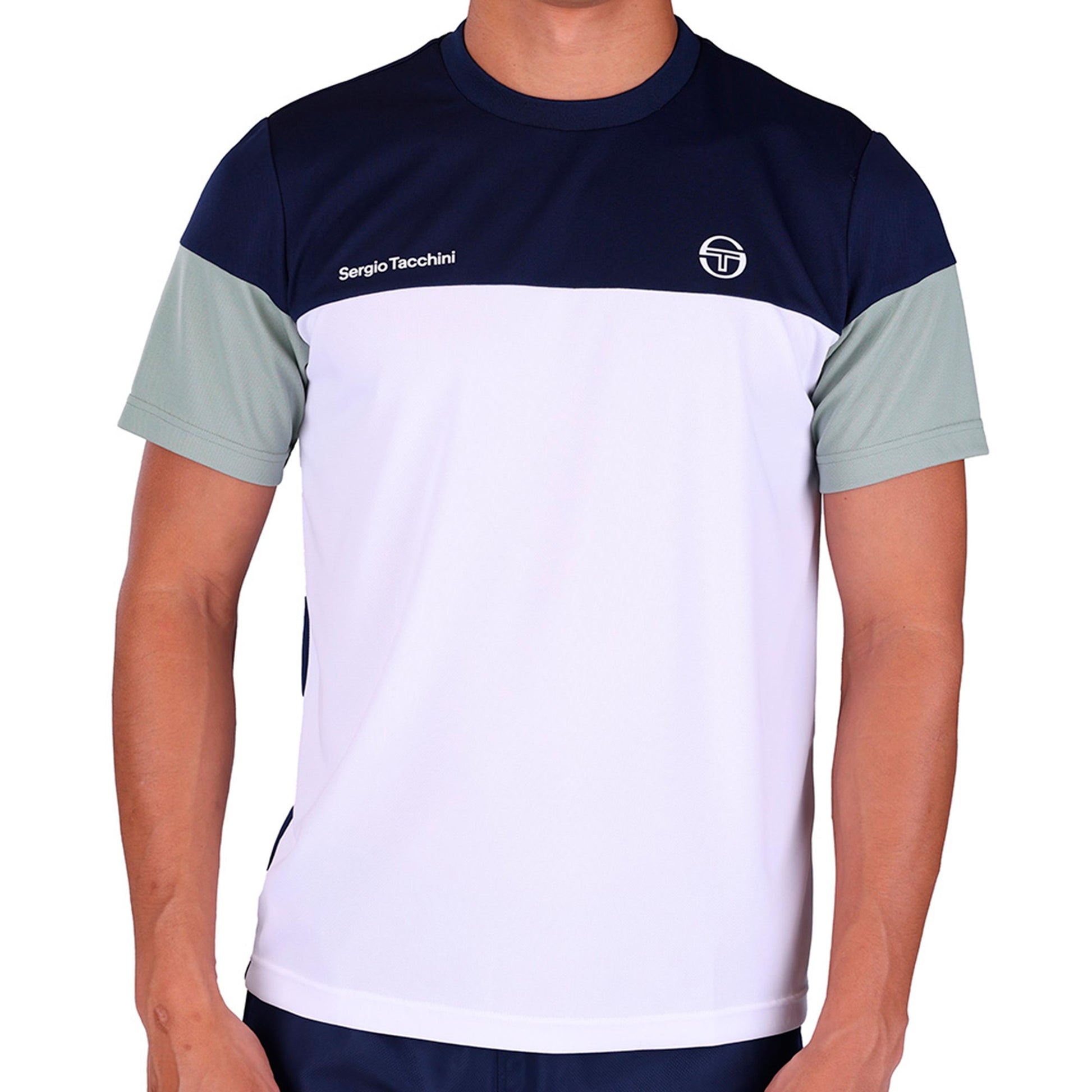 Sergio Tacchini Prave T-Shirt Herren - dunkelblau, weiß