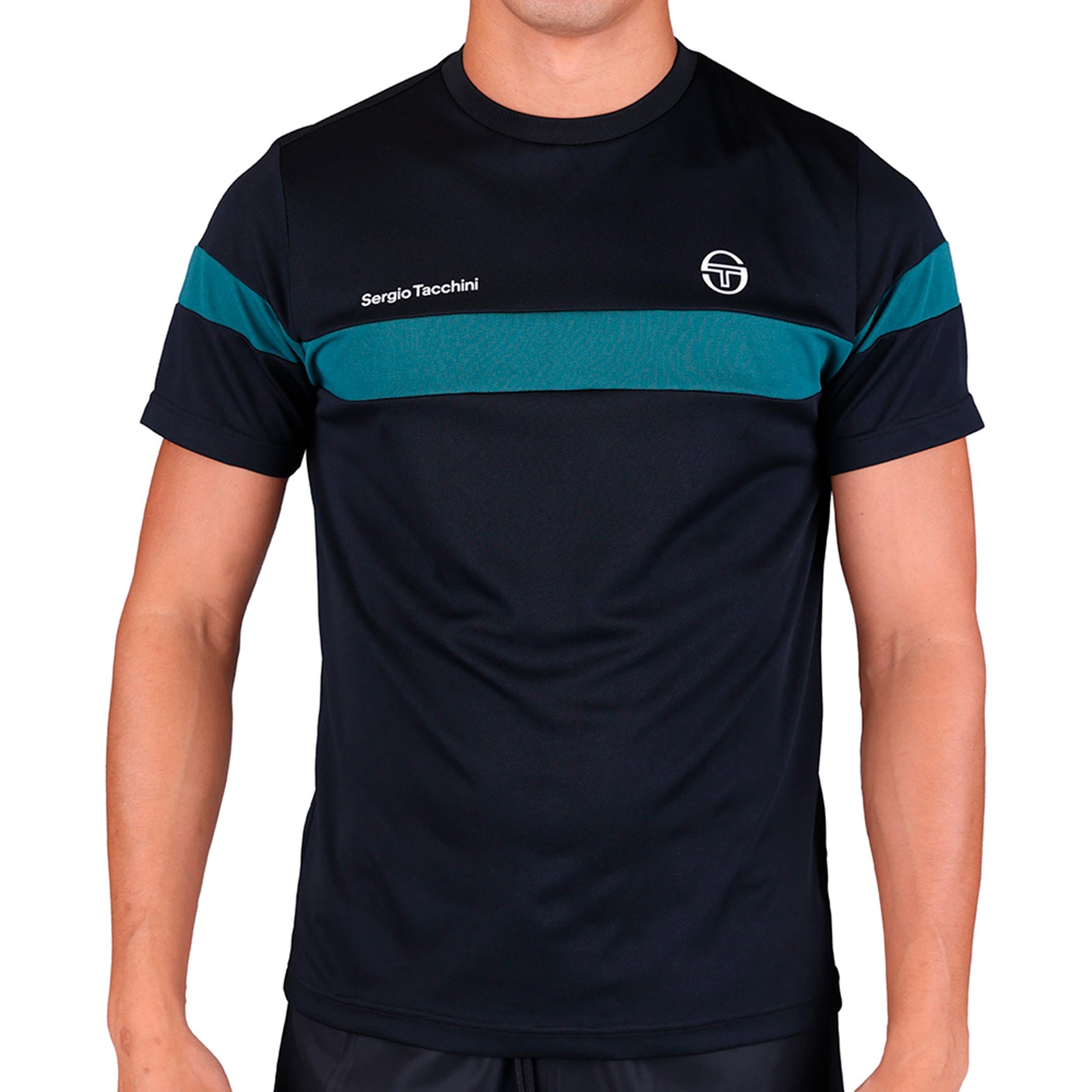 Sergio Tacchini Leone PL T-Shirt Herren - schwarz, petrol