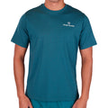 Bold T-Shirt Men - petrol, white
