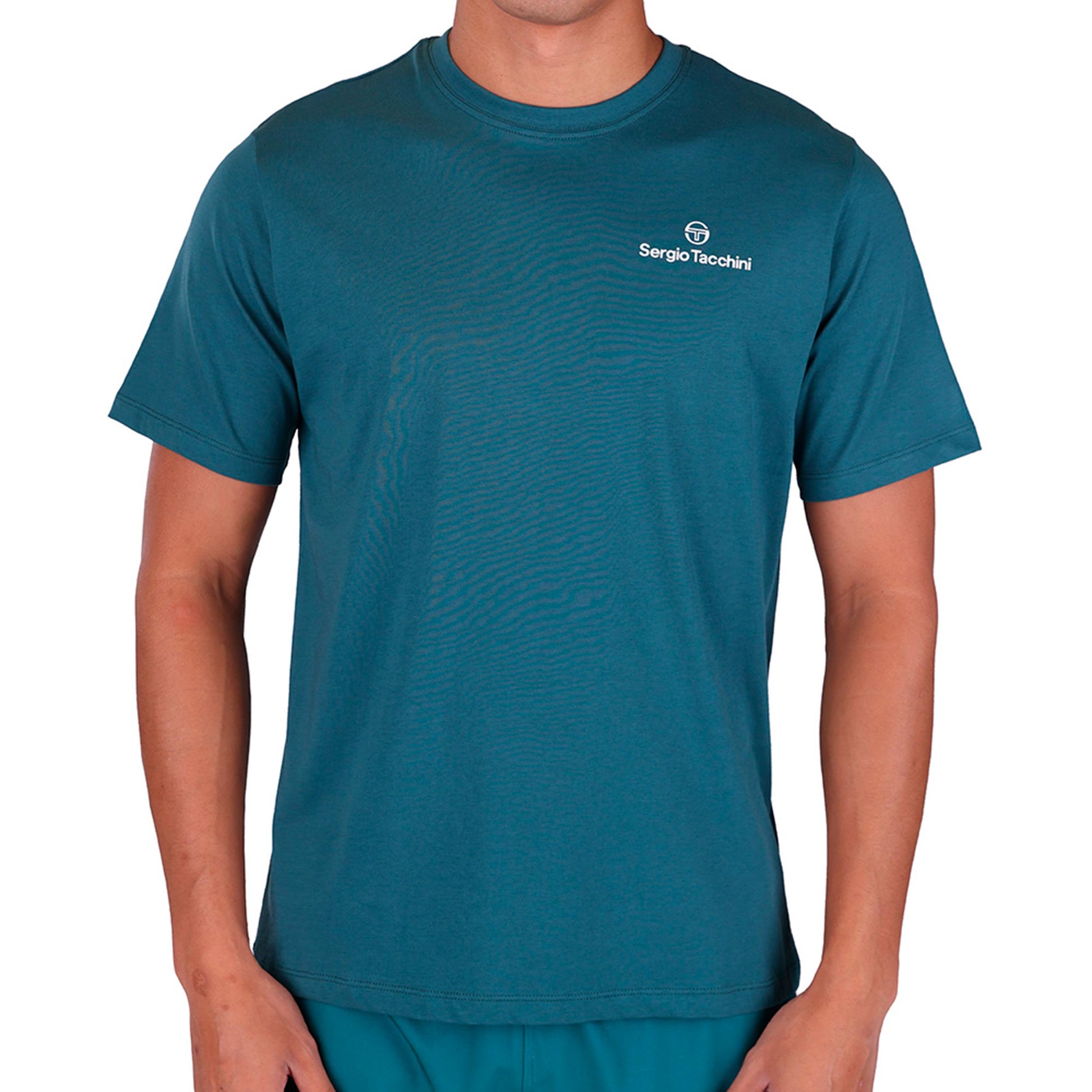 Sergio Tacchini Bold T-Shirt Men - petrol, white