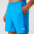 Borg Zip 7 Inch Shorts Men - cobalt blue