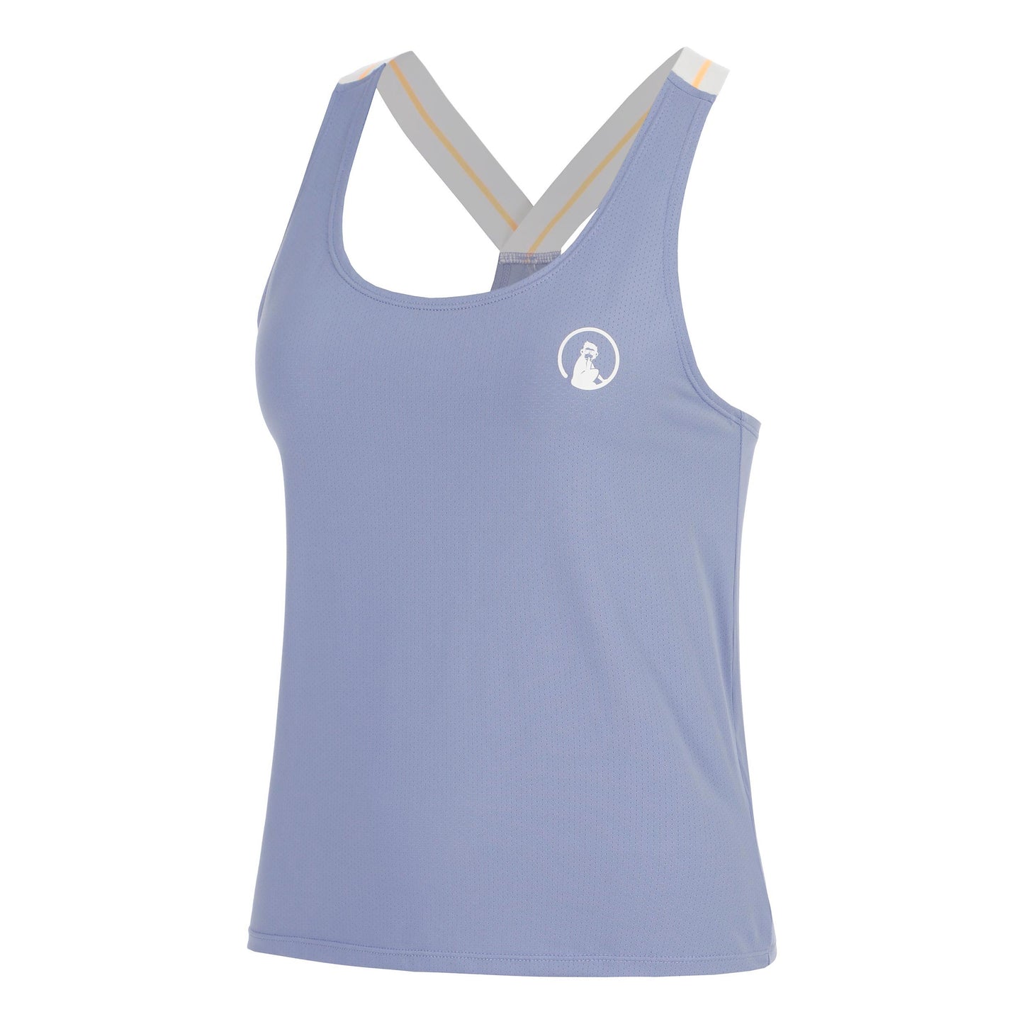Quiet Please Glow Serve & Volley 2.0 Tank-Top Damen - blau