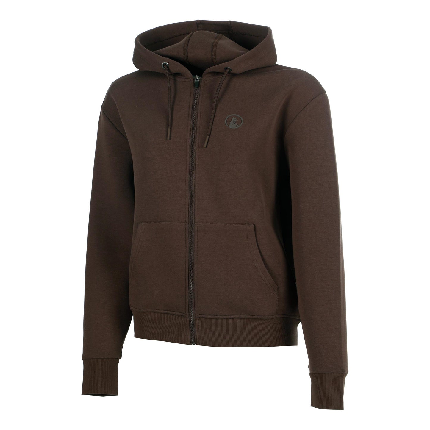 Quiet Please Memories Core Zip W Zip Hoodie Women - brown