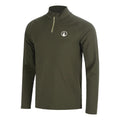 Memories Big Serve 1/4 Zip Long sleeve Men - dark green