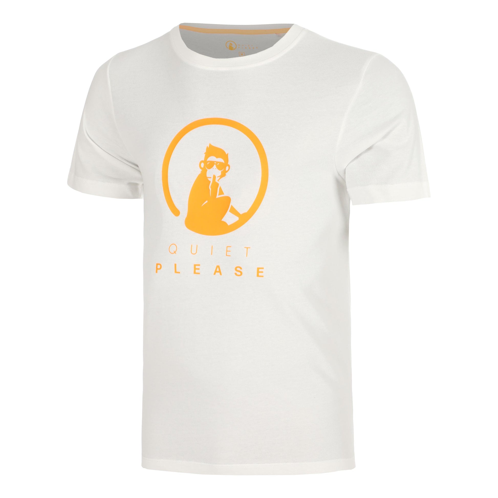 Quiet Please Glow Training T-Shirt Men - cream