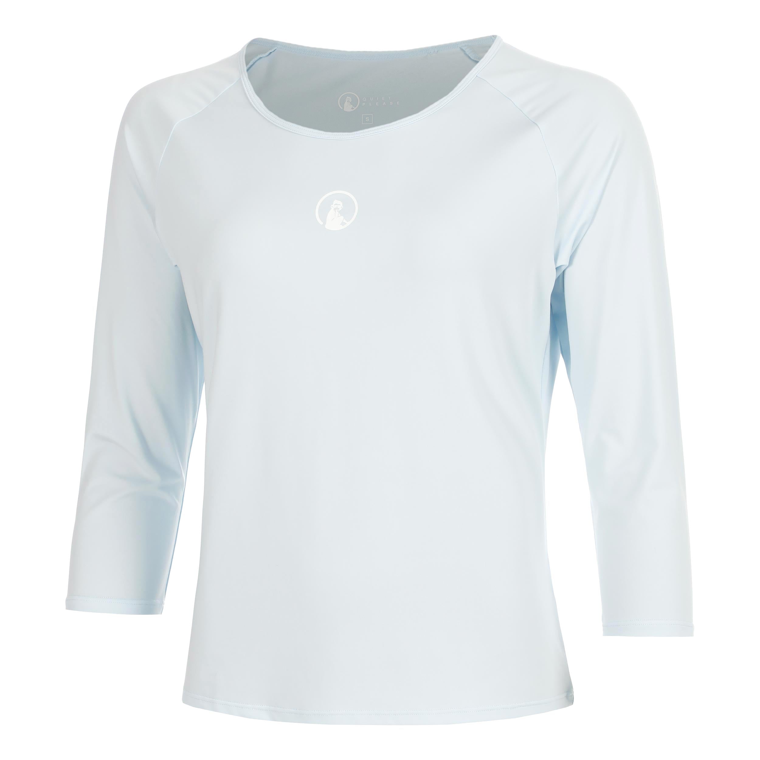 Quiet Please Memories Mixed Longsleeve Damen - hellblau
