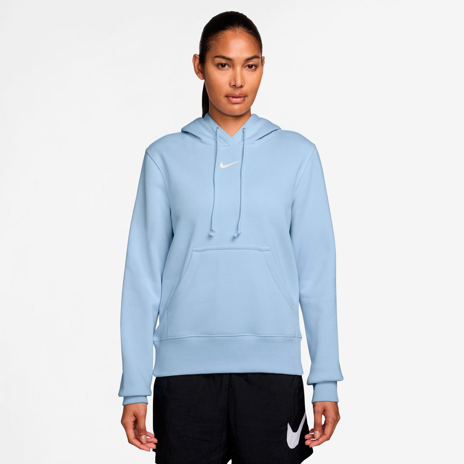 Nike Phoenix Fleece Hoody Damen - hellblau