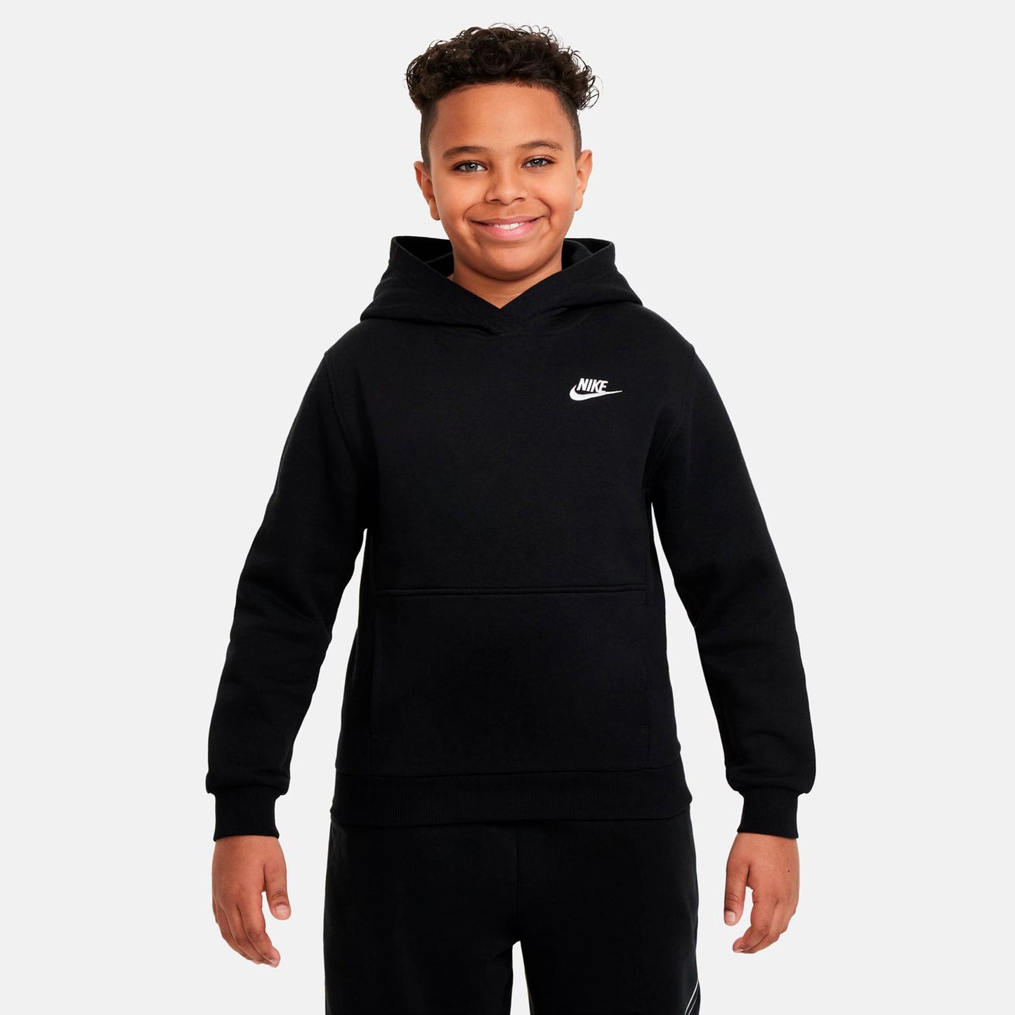 Nike Club Fleece Hoody Kids - black