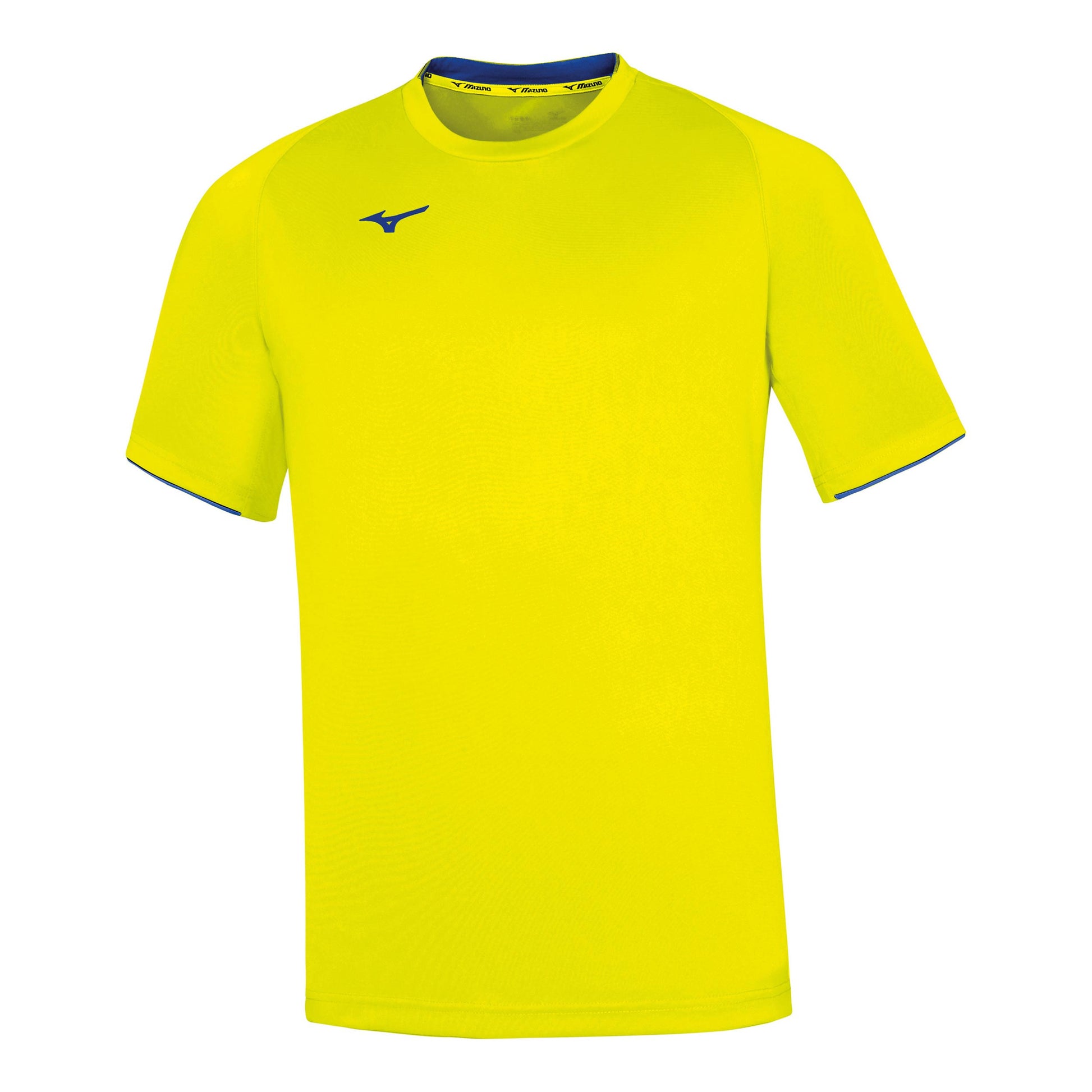 Mizuno Core T-Shirt Men - neon yellow, blue