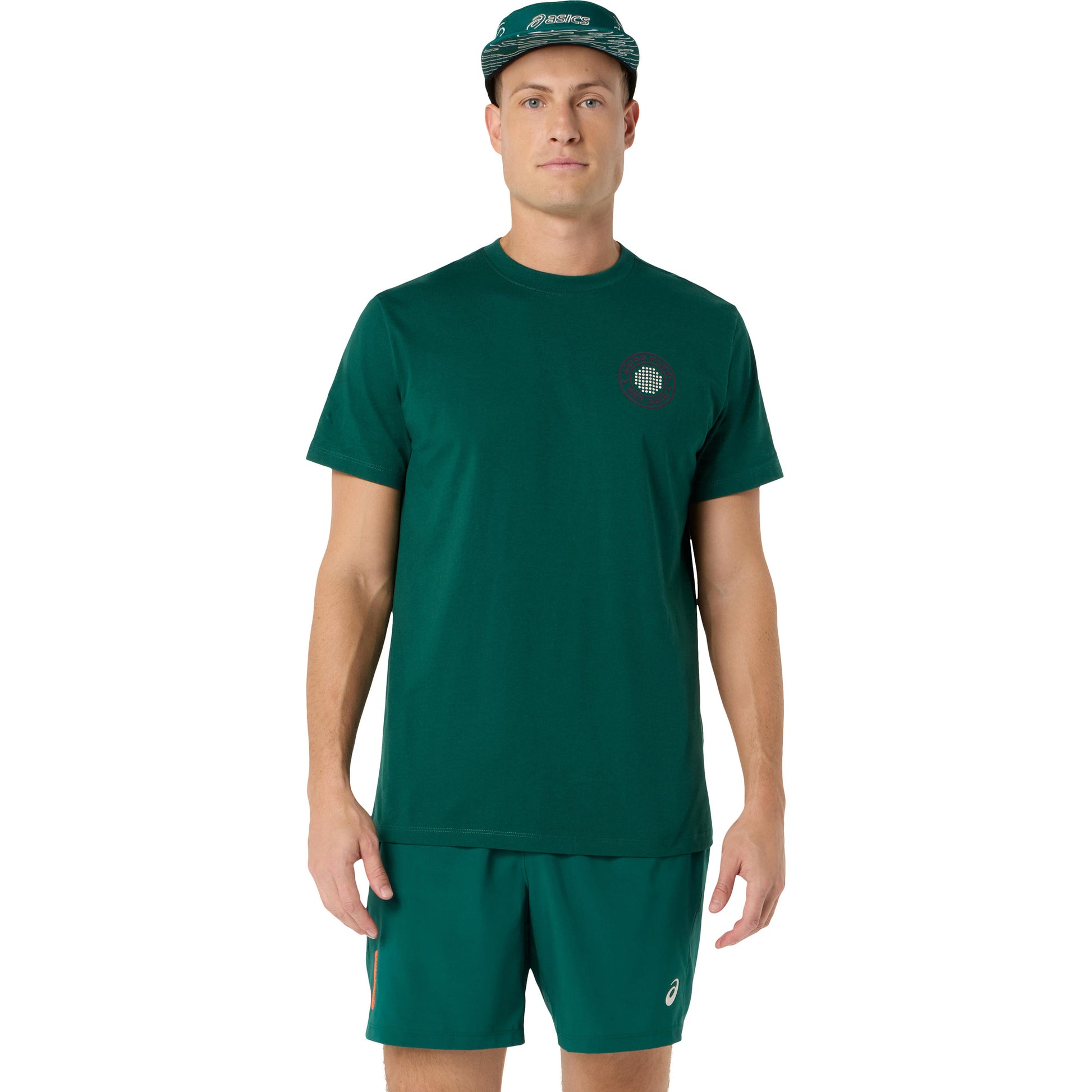 ASICS Court Graphic T-Shirt Men - dark green