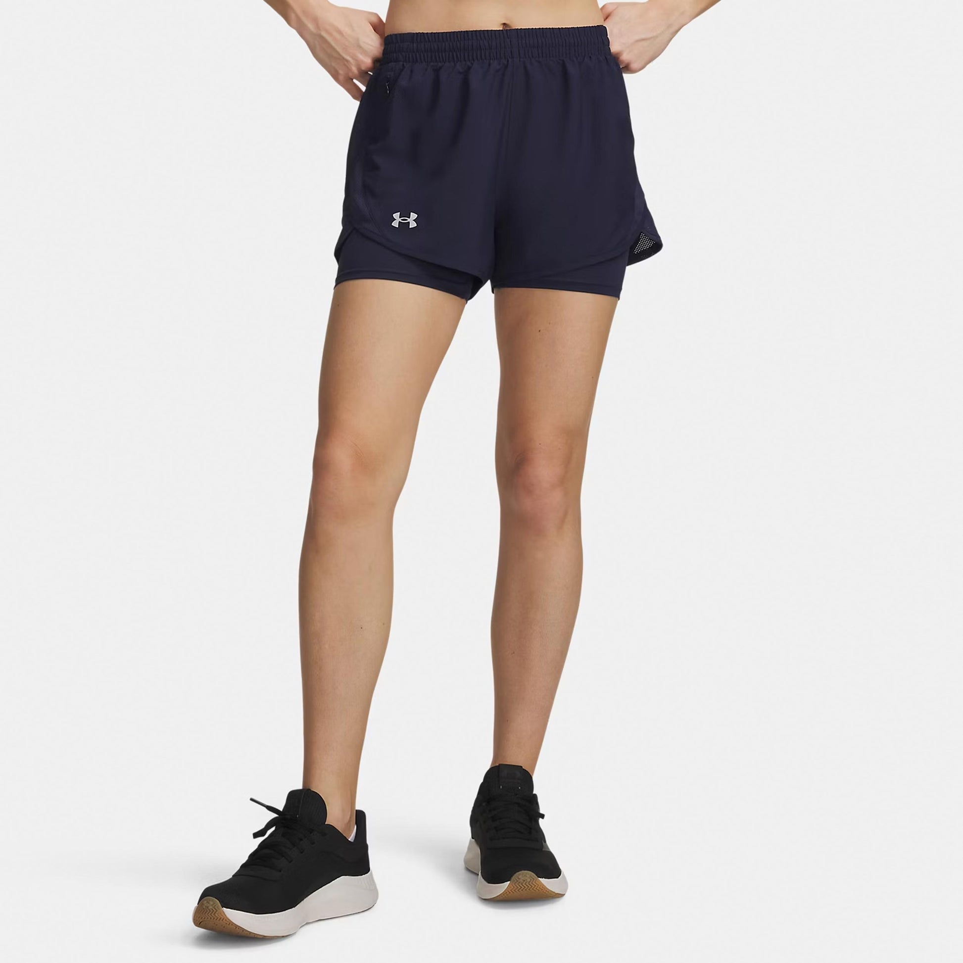 Under Armour Fly By 2in1  Running shorts Women - dark blue