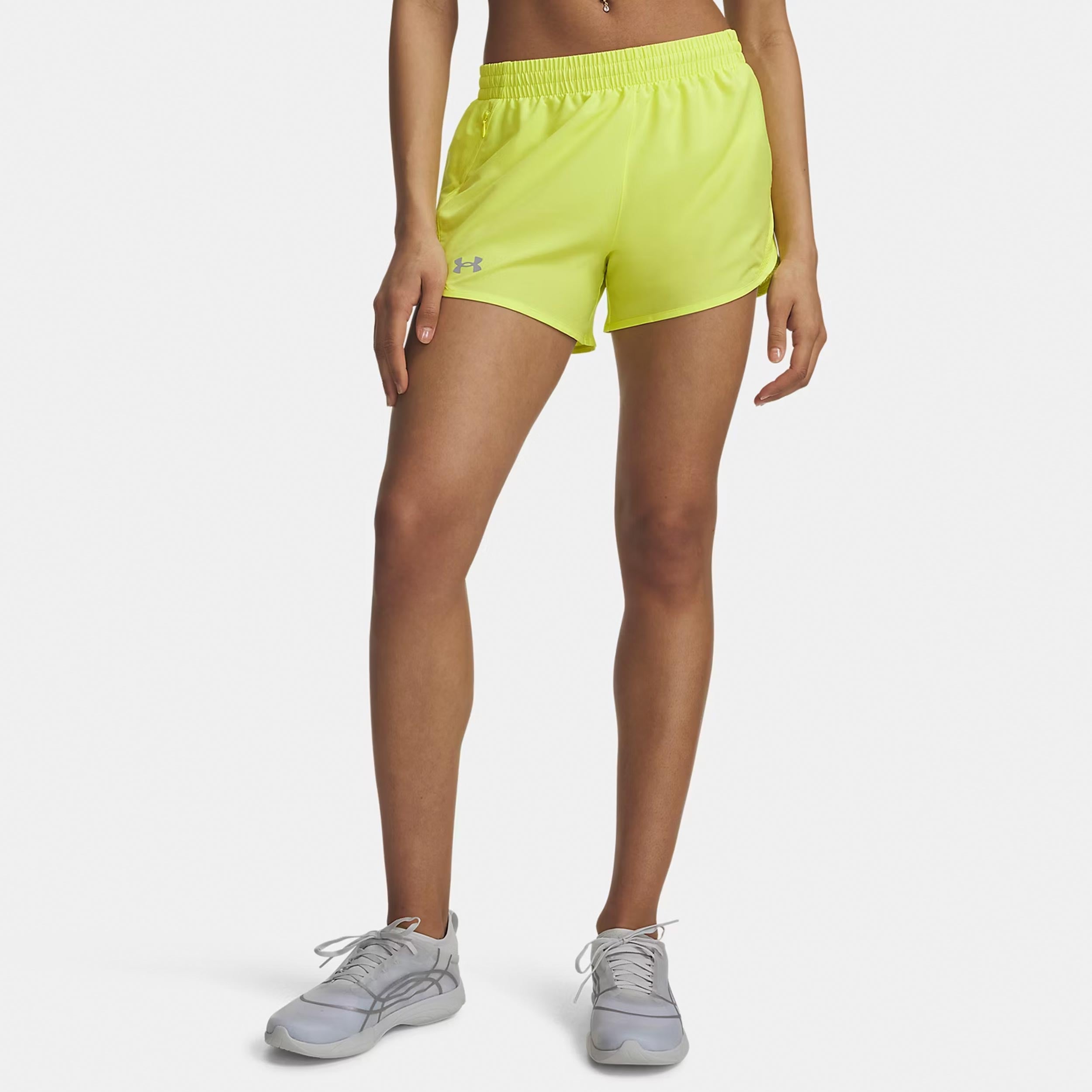 Under Armour Fly By 3in  Running shorts Women - yellow