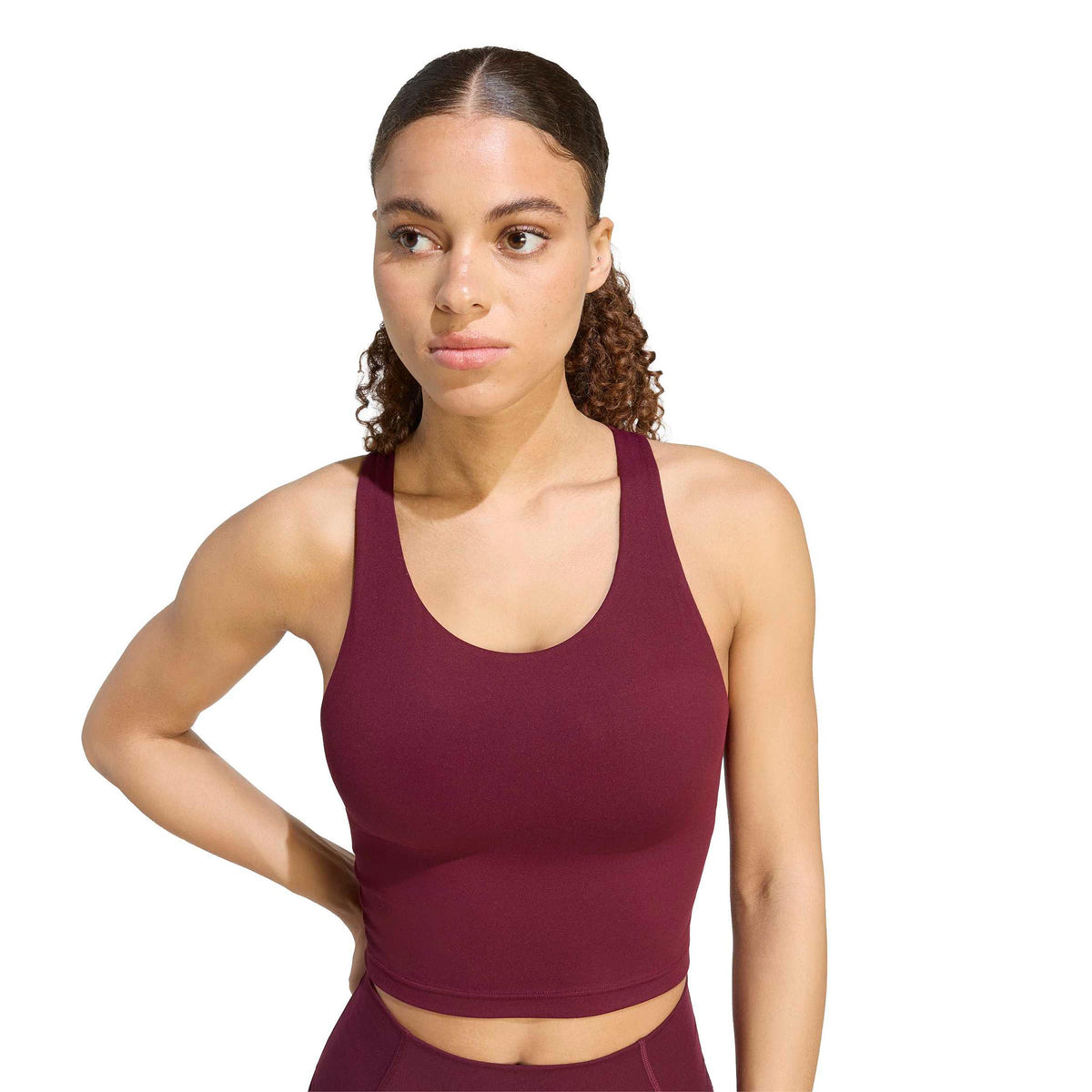 adidas All Me Medium Support Sports bras Women - wine red