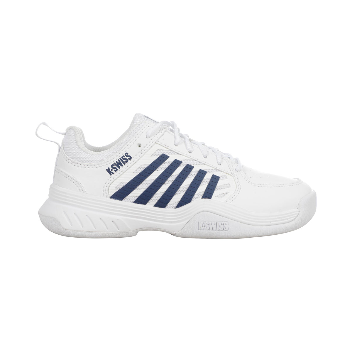 K-Swiss Court Express 2 Carpet shoe Kids - white, dark blue