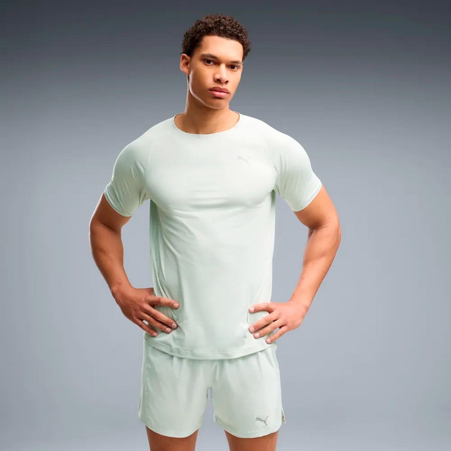 Puma Everyday Cloudspun  Running shirt Men - light green