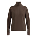 Essential Thermal Midlayer 1/2 Zip Laufshirt Damen - braun