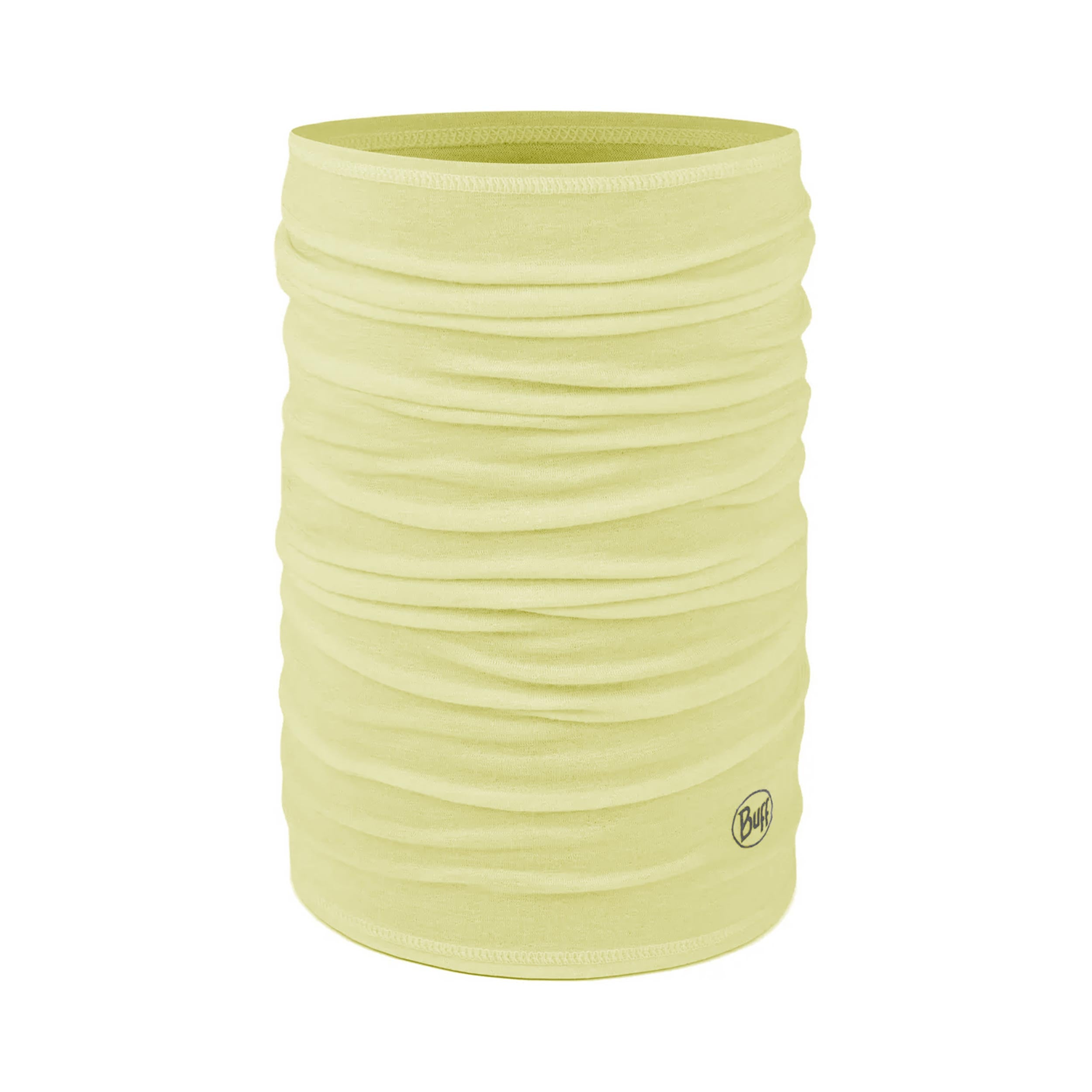 Buff Merino Lightweight Tube scarf Unisex - yellow