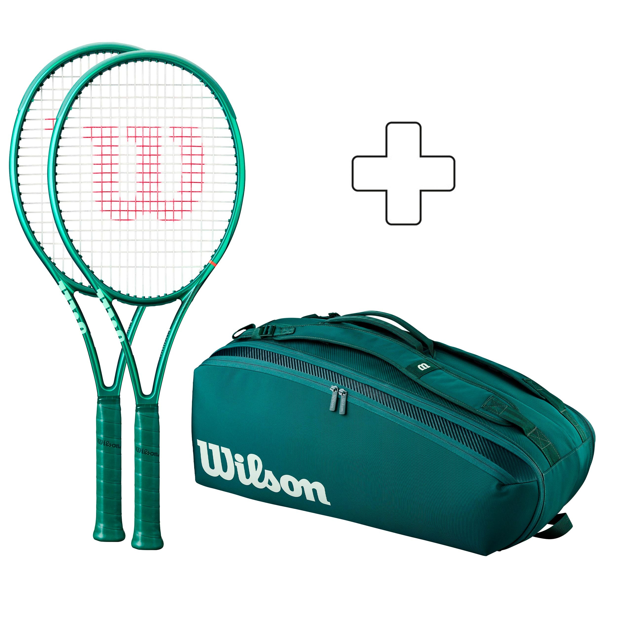 Wilson 2 x Blade 100L V10 plus tennis bag