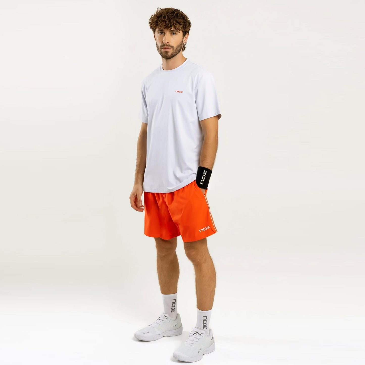 NOX Team T-Shirt Herren-weiß