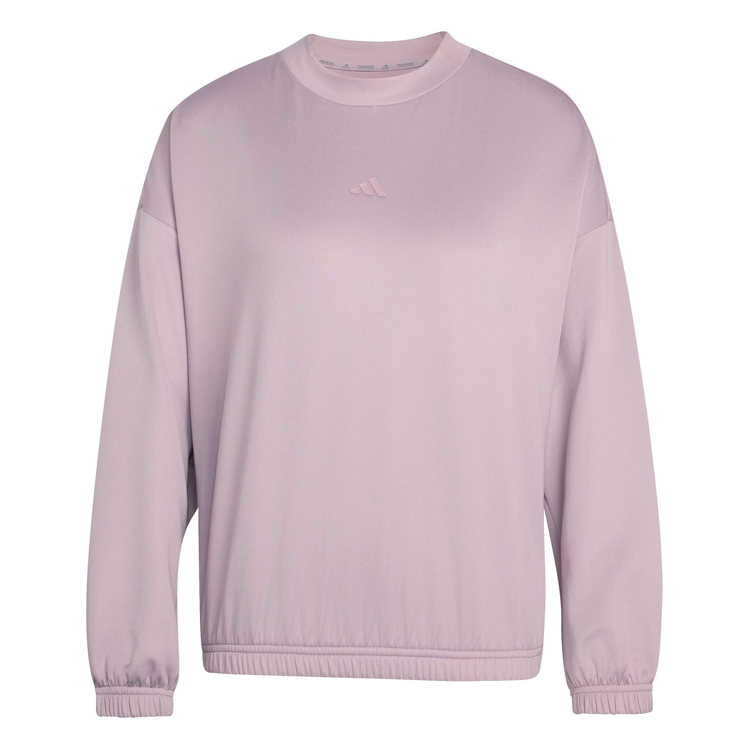 adidas Motion Essentials Cover Sweatshirt Damen - rosa