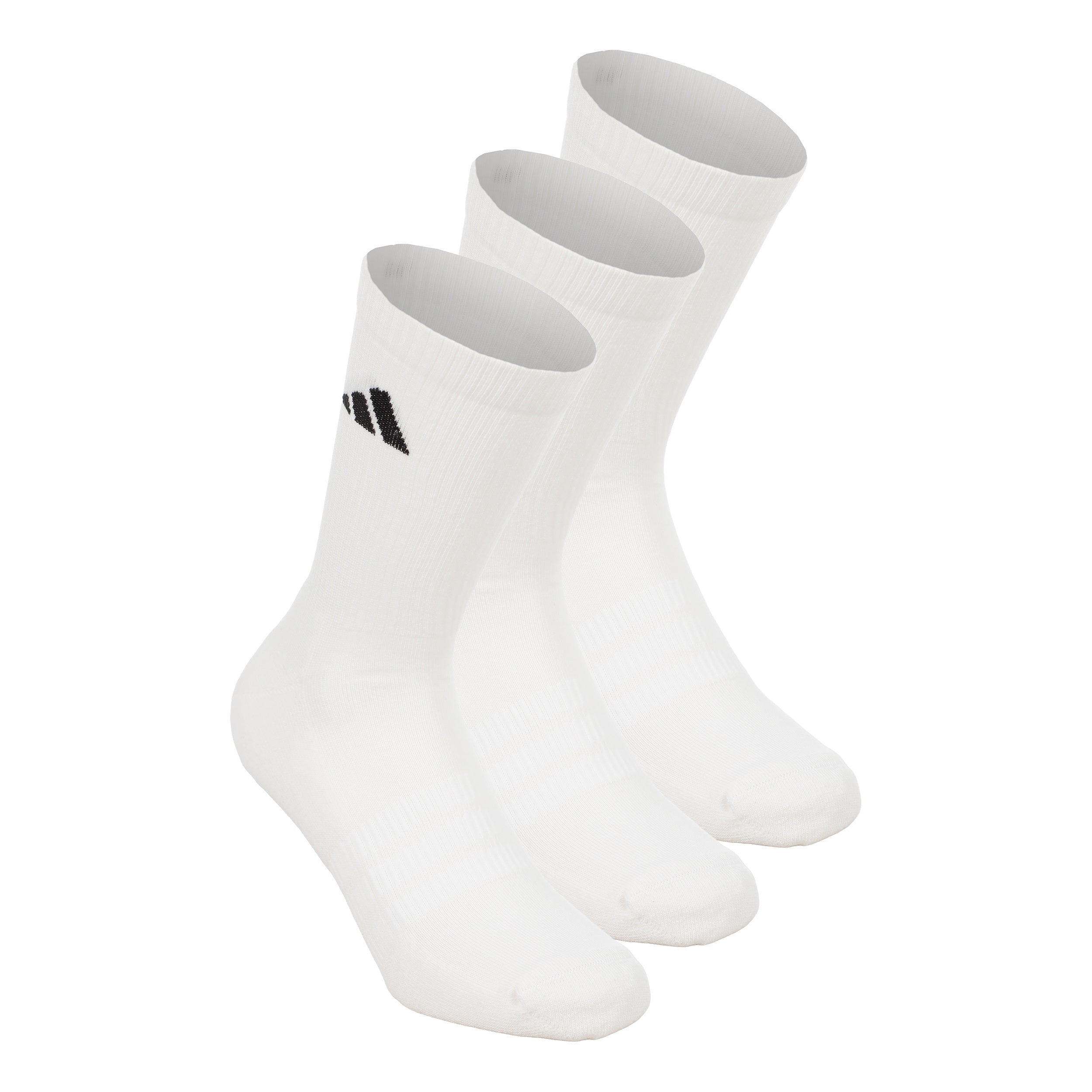 adidas Essentials Crew 3P Tennis socks Unisex-white, black
