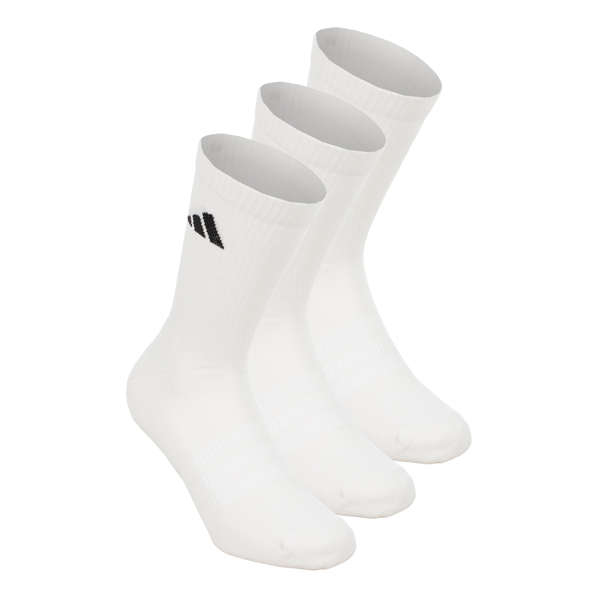 adidas Essentials Crew 3P Tennissocken Unisex-weiß, schwarz