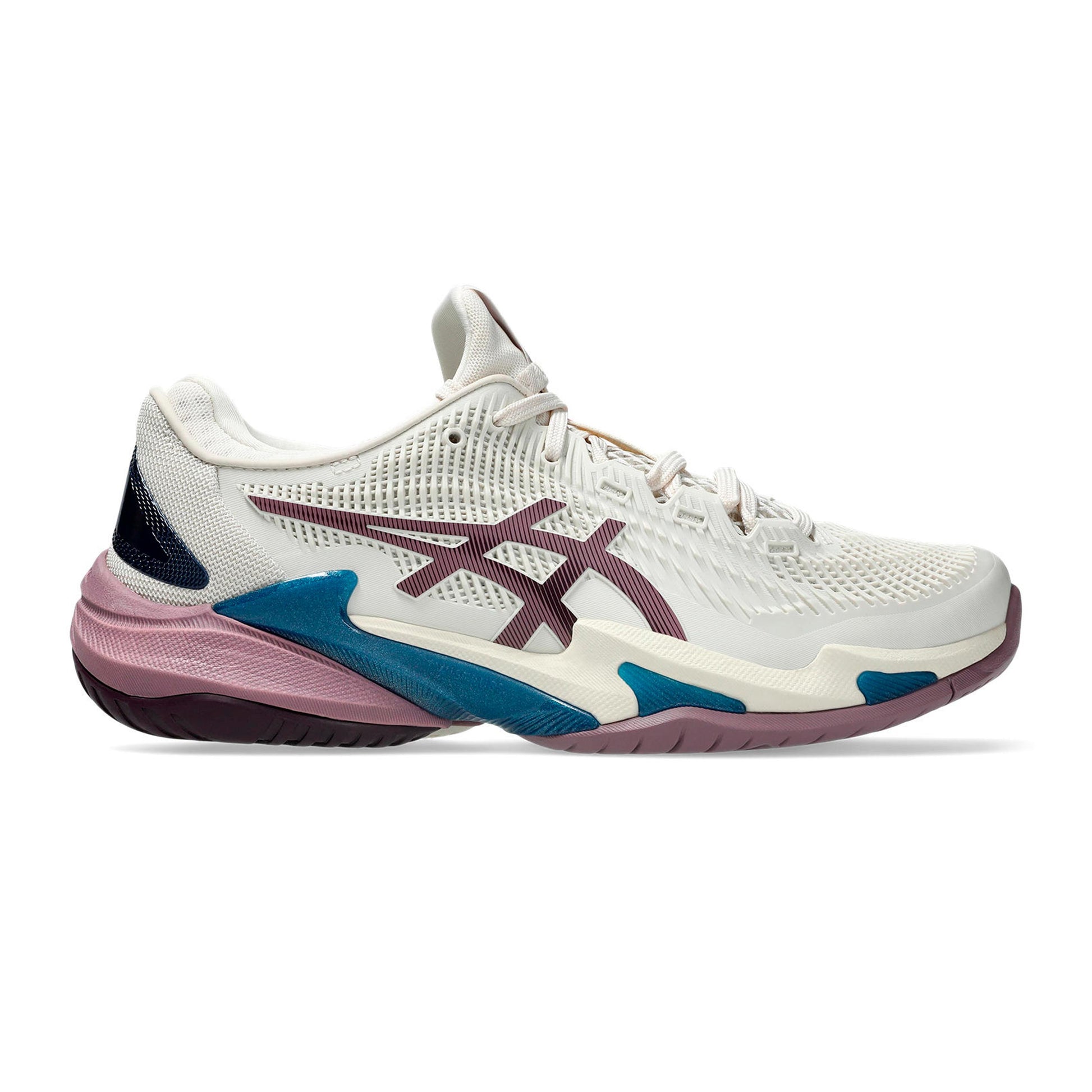 ASICS Court Ff 3 Allcourtschuh Damen - creme, lila
