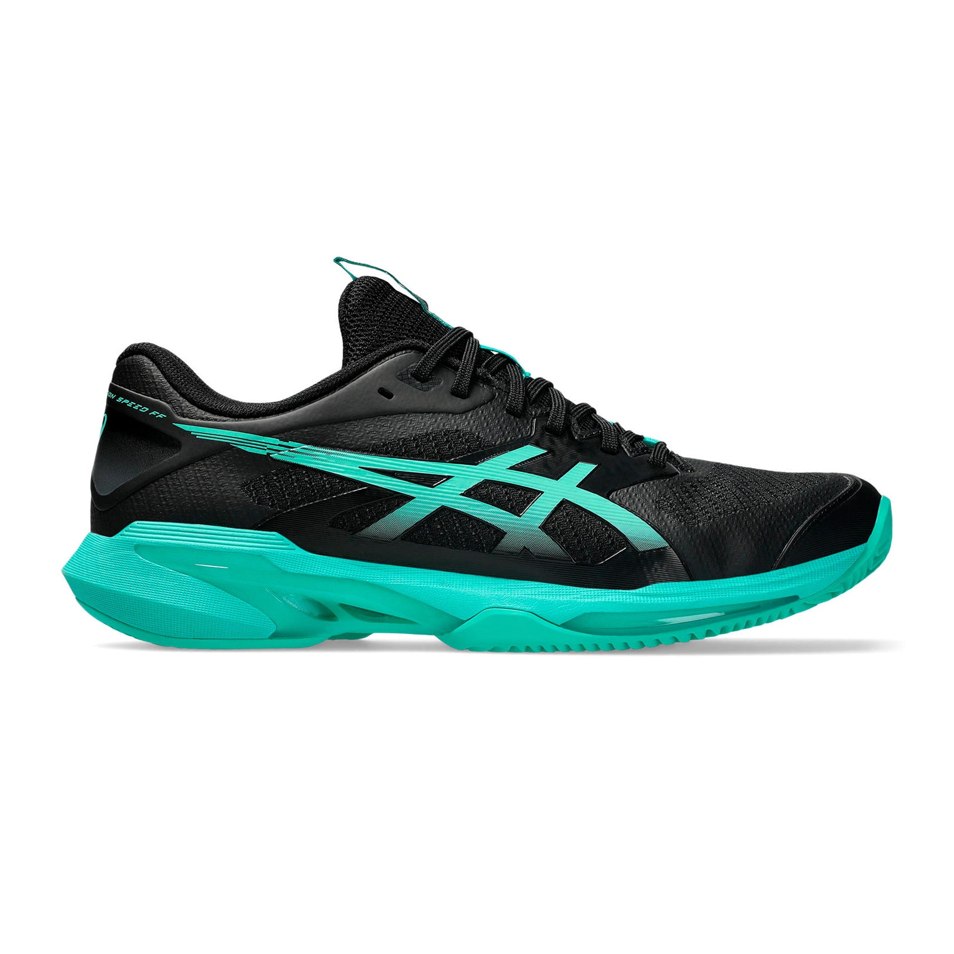 ASICS Solution Speed FF 4 Clay court shoe Men - black, turquoise