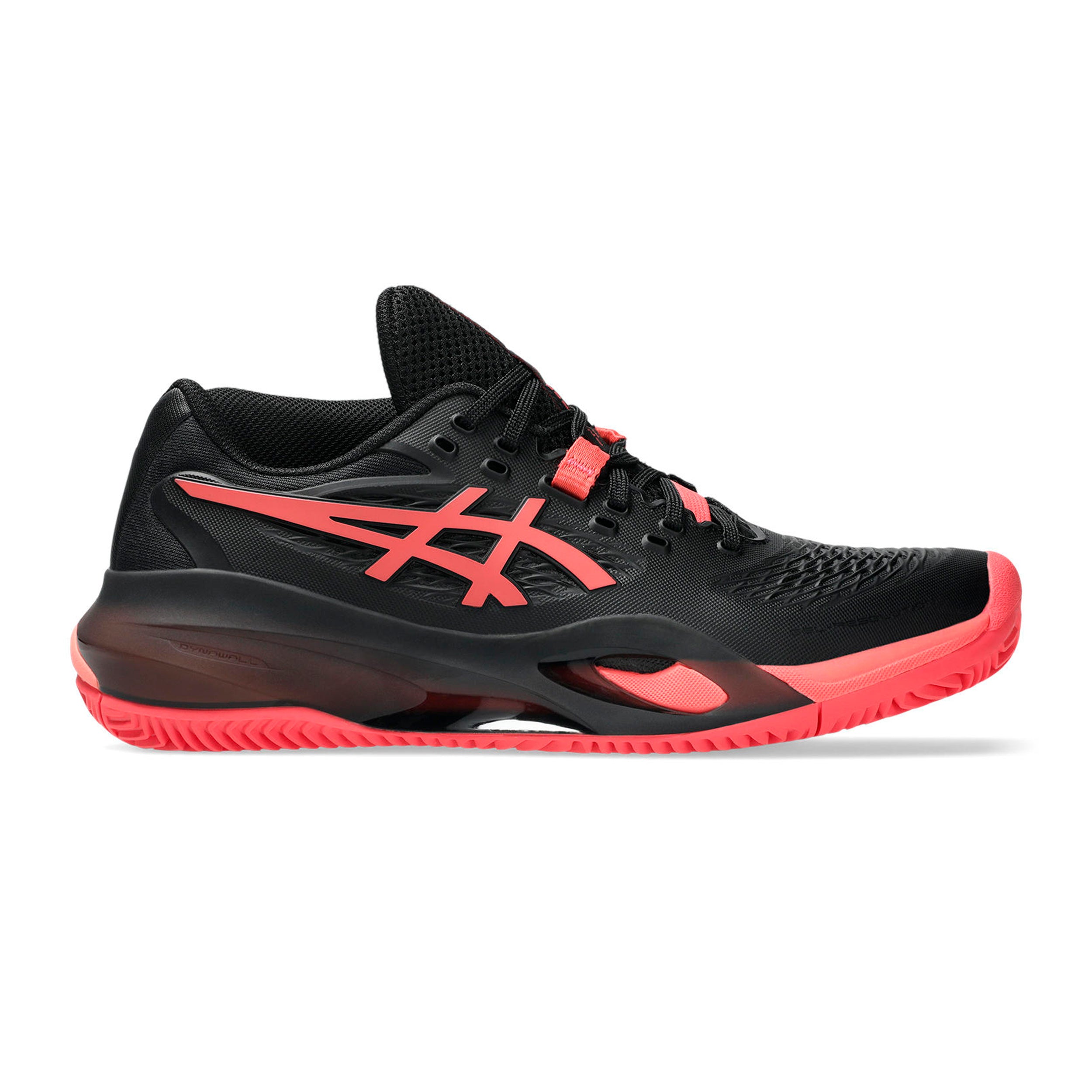 ASICS Gel-Resolution X Clay court shoe Women - black, neon pink