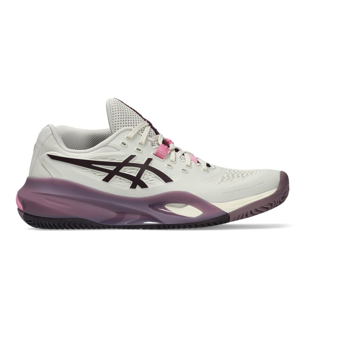 ASICS Gel-Resolution X Sandplatzschuh Damen - creme, lila