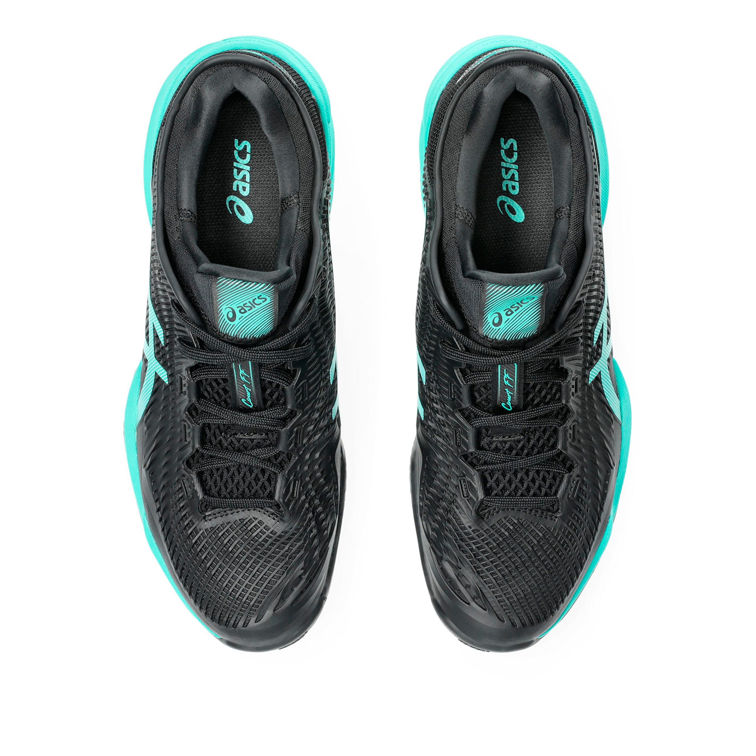 Court FF 3 Clay court shoe Men - black, turquoise | Tennis-Point