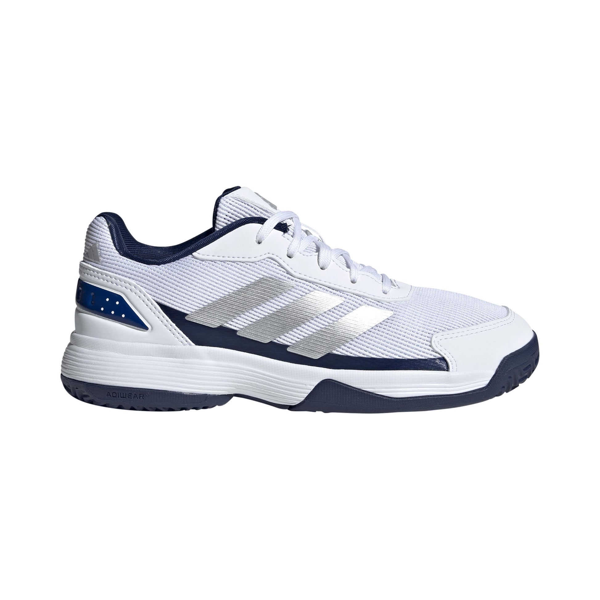 adidas Crazyquick Padel shoe Kids - white, dark blue