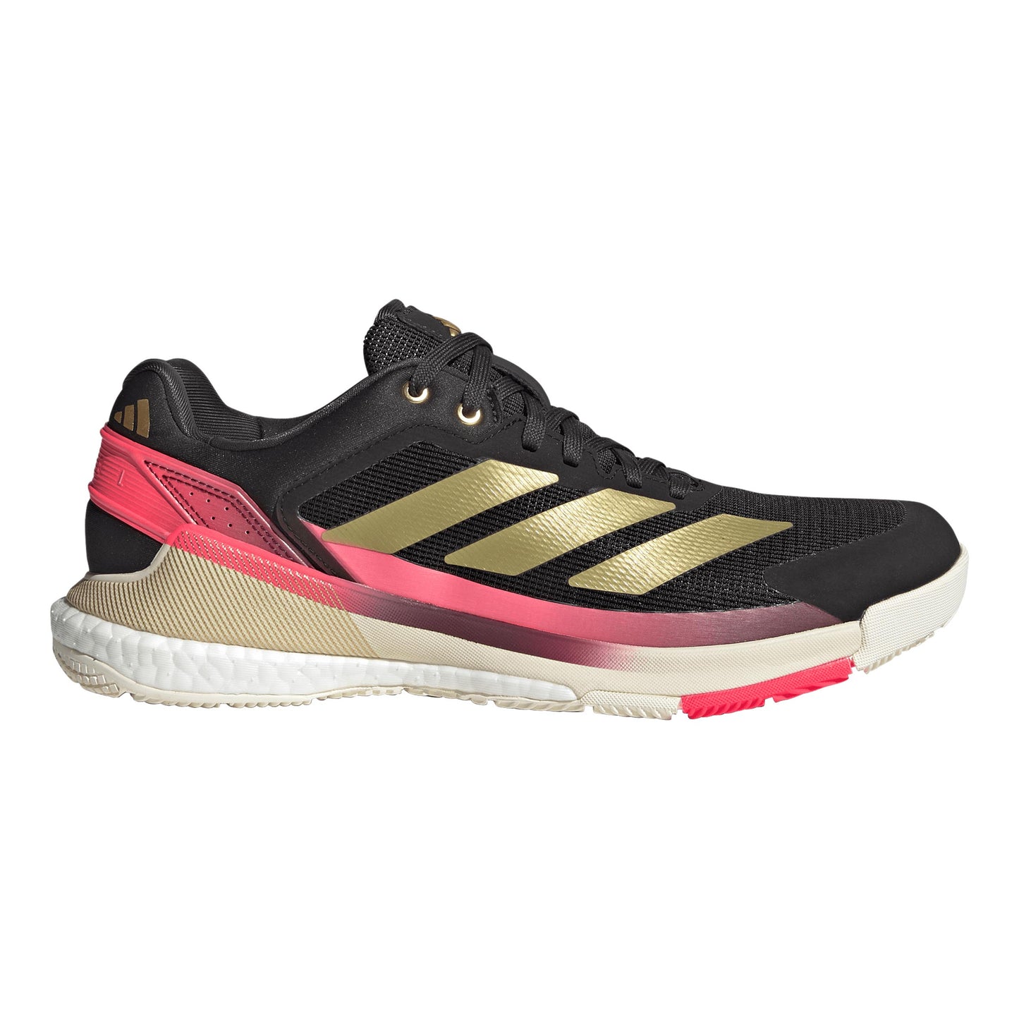 adidas Crazyquick Boost Padelschuh Herren - schwarz, gold