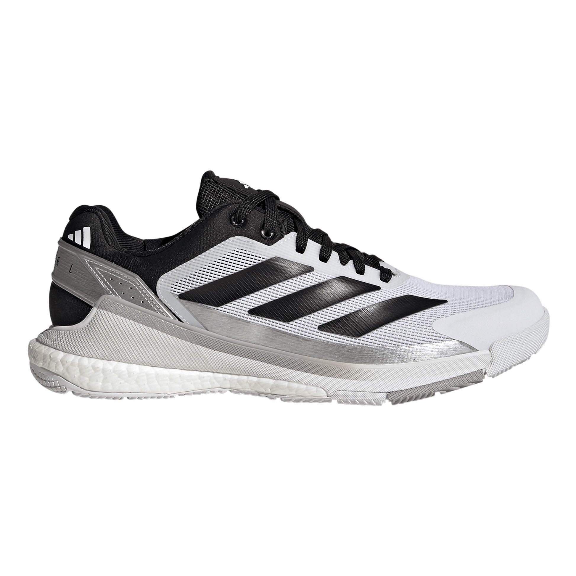 adidas Crazyquick Boost Padelschuh Herren - weiß, hellgrau