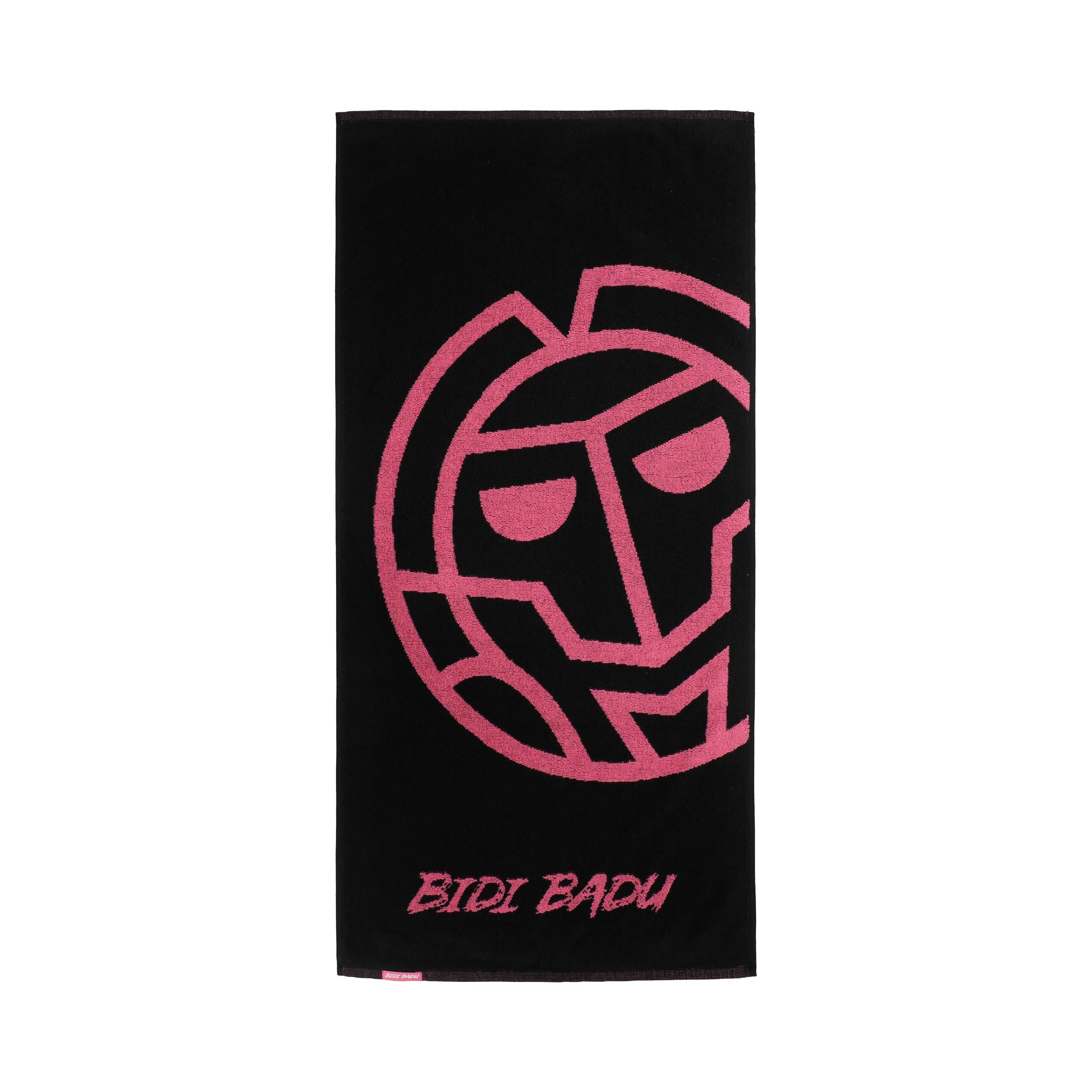 BIDI BADU Badehandtuch 50x100cm Towel -black,pink