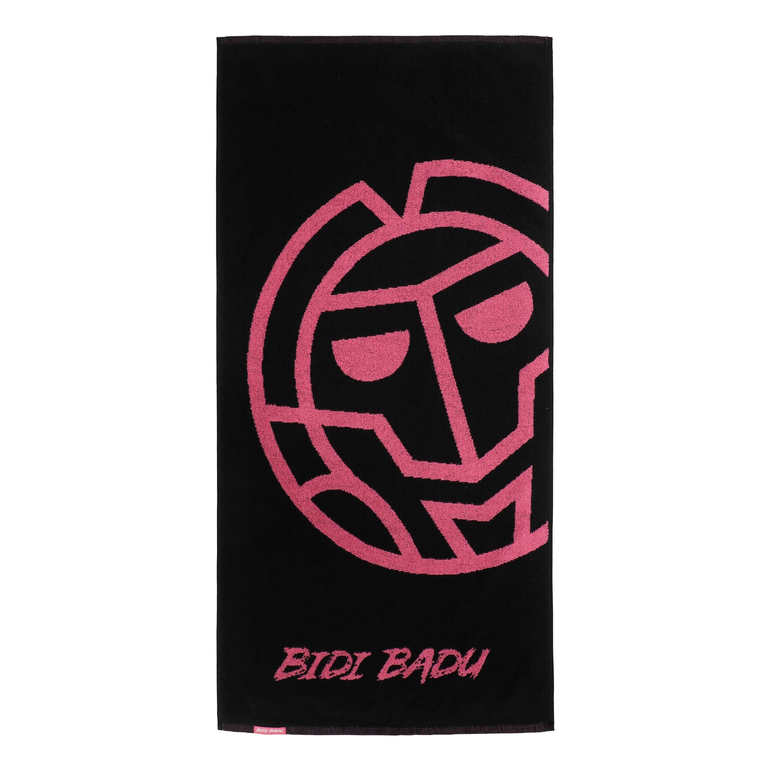 BIDI BADU Badehandtuch 70x140cm Towel -black,pink