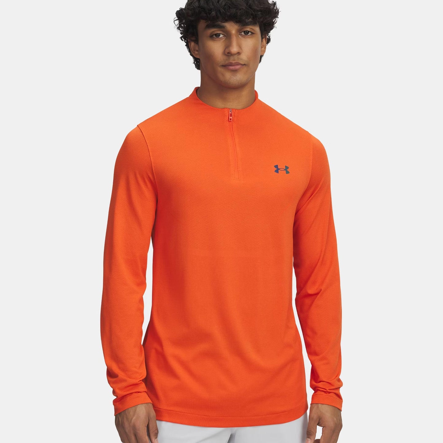 Under Armour Vanish Elite Seamless 1/4 Zip Longsleeve Herren-orange