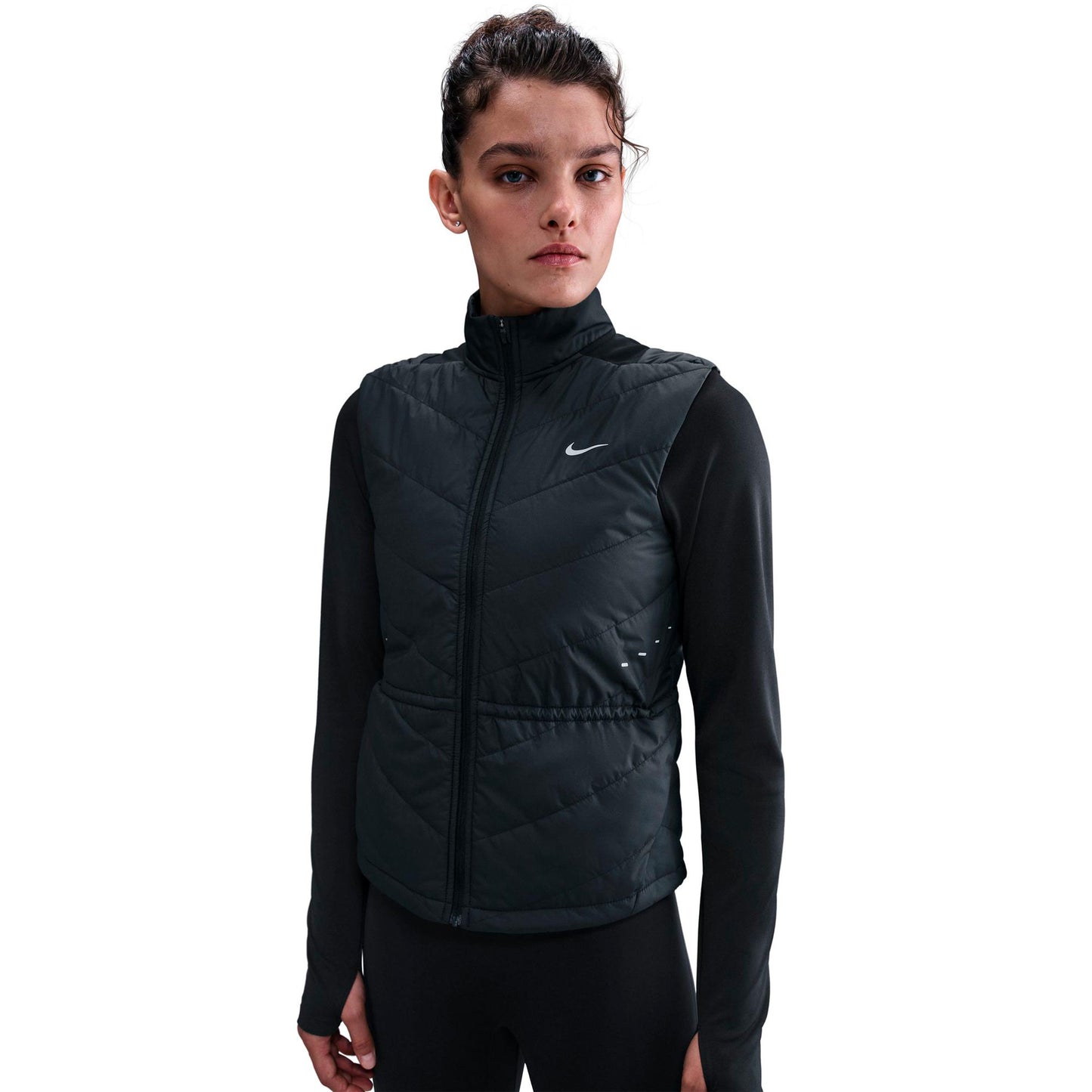 Nike Swift Laufweste Damen - schwarz, silber