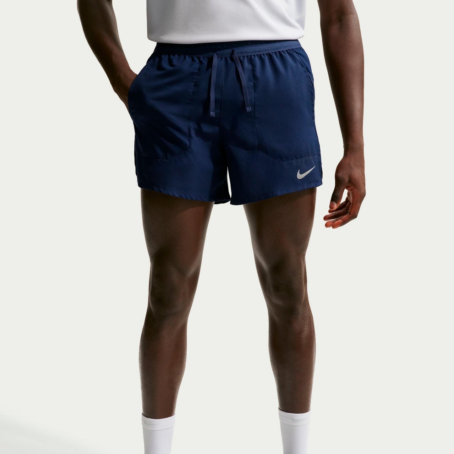 Nike STRIDE 5IN  Running shorts Men - dark blue, silver