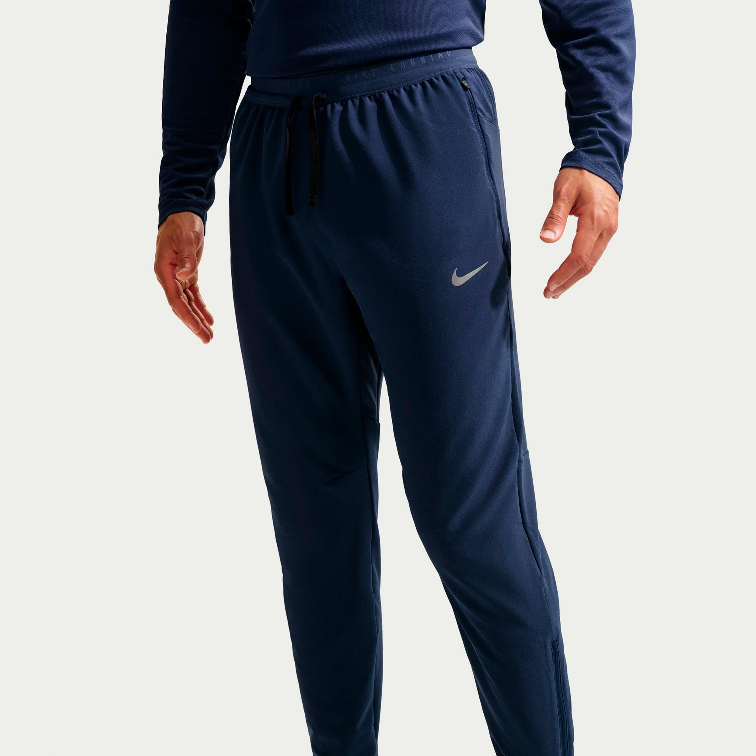 Nike Stride Running pants Men - dark blue, silver