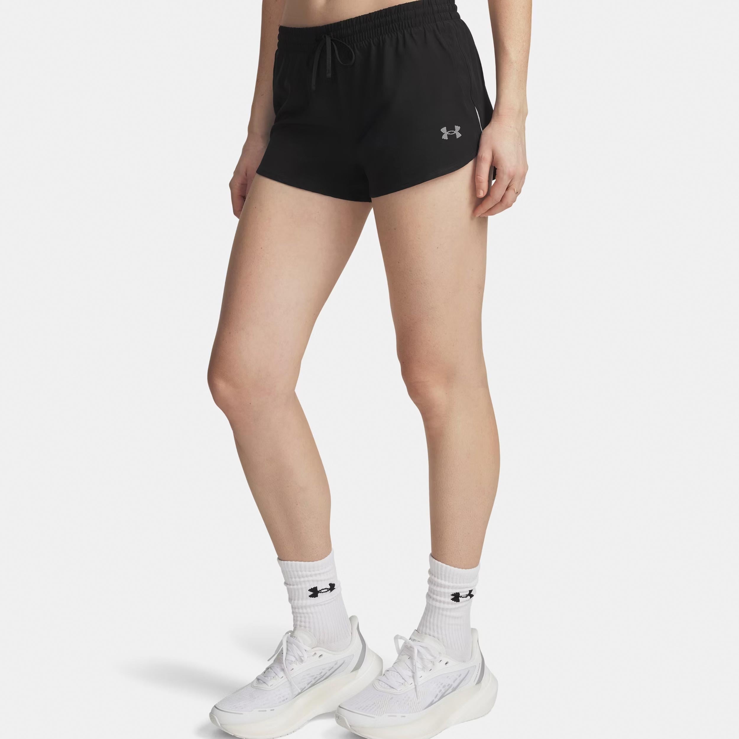 Under Armour Velociti Pro 3in  Running shorts Women - black, silver
