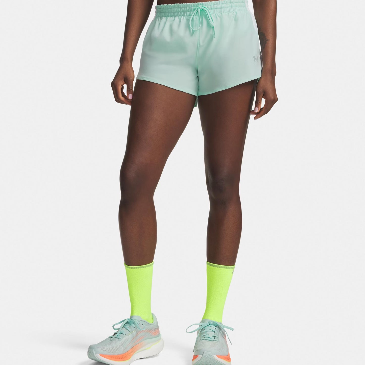 Under Armour Velociti Pro 3in  Running shorts Women - mint, silver