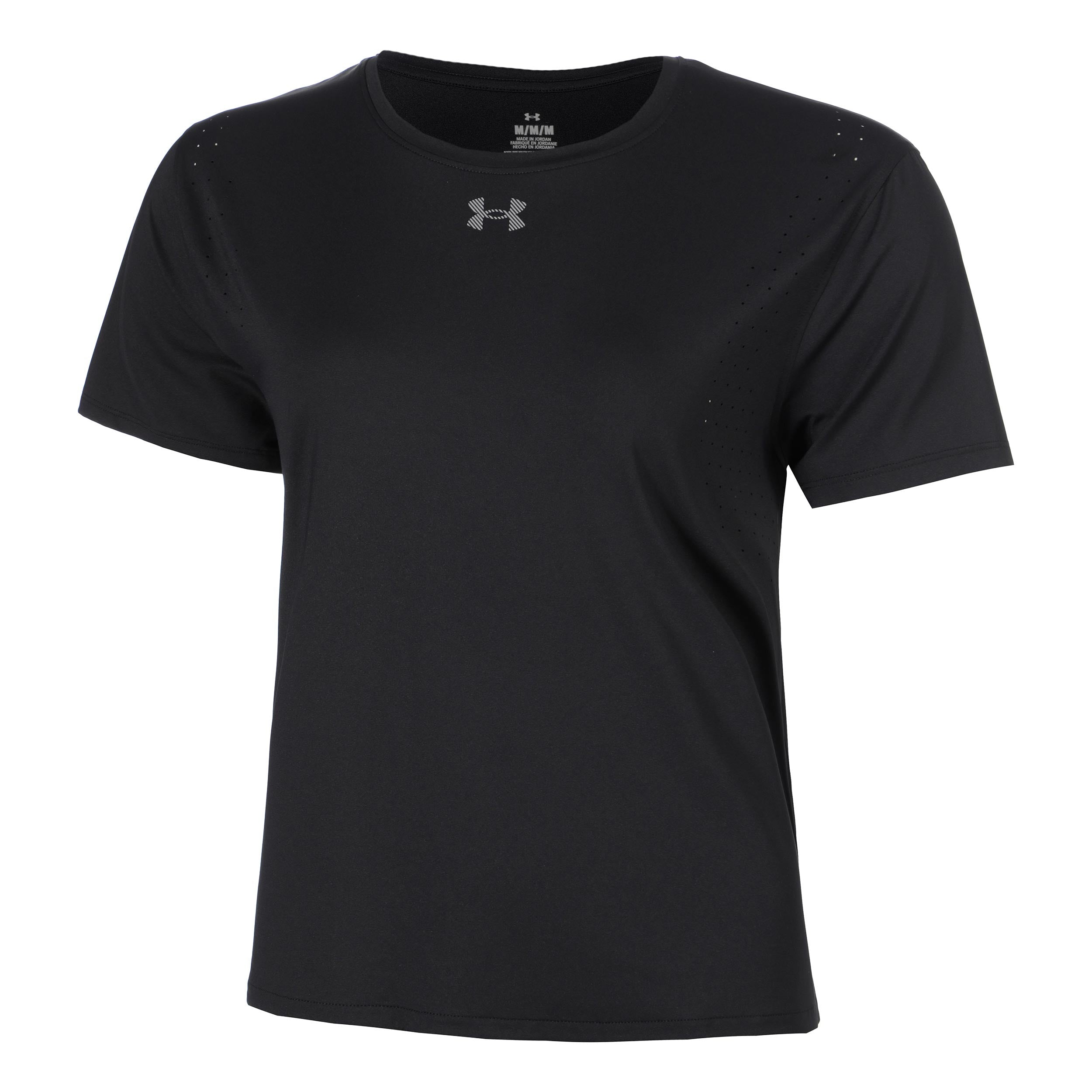 Under Armour Velociti Pro  Laufshirt Damen-schwarz, silber