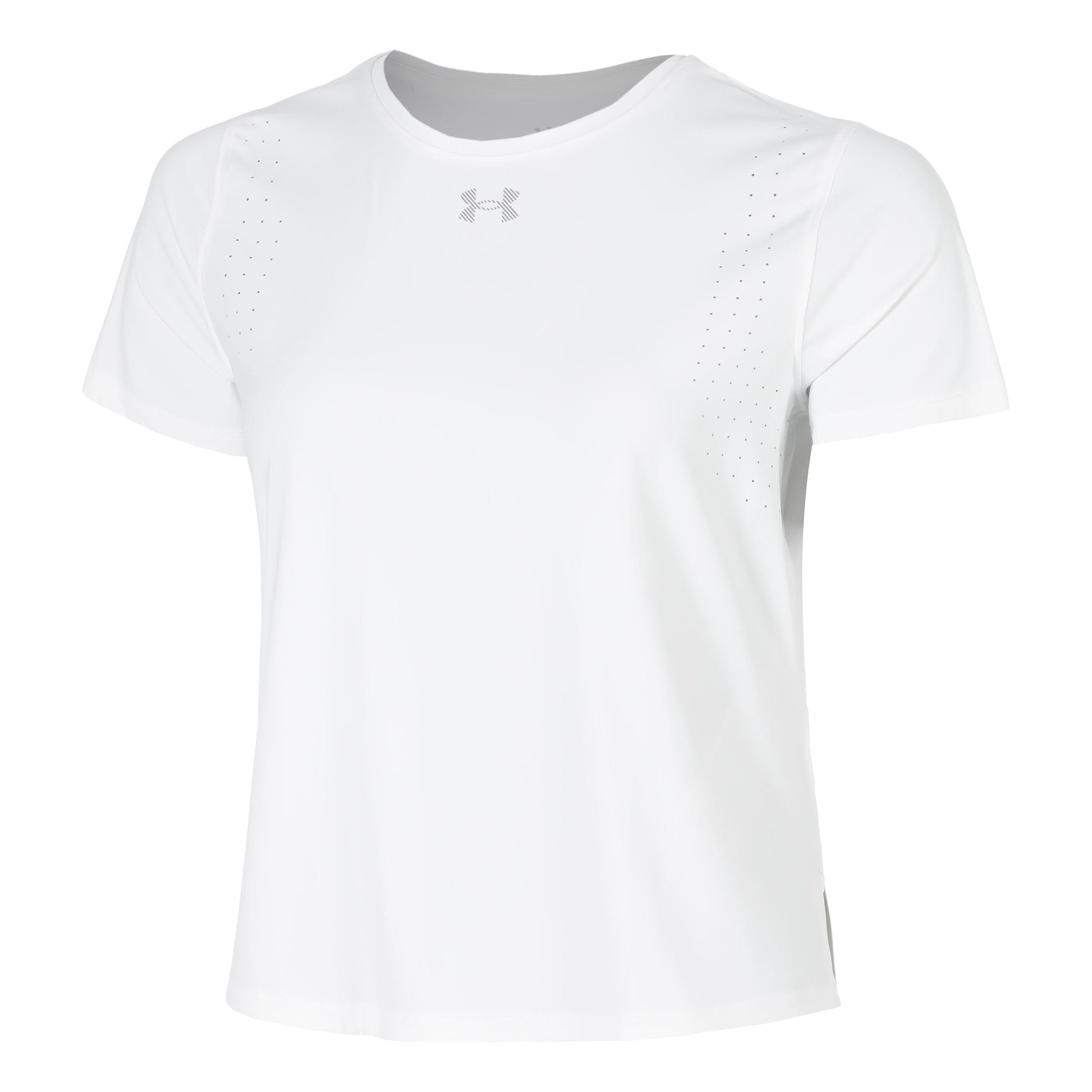 Under Armour Velociti Pro  Laufshirt Damen-weiß, silber