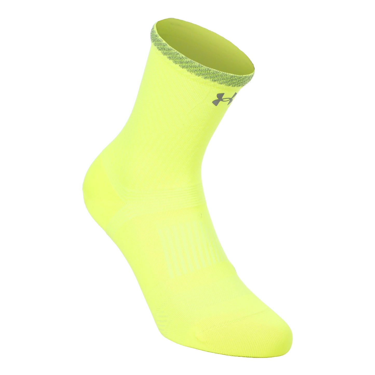 Under Armour Velociti Lite Crew  Running Socks Unisex-neon yellow, neon yellow